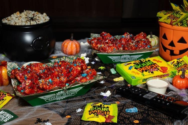 Wingstop and Sour Patch Kids have teamed up to create a new flavor creation: Sour Patch Kids Wicked Punch.