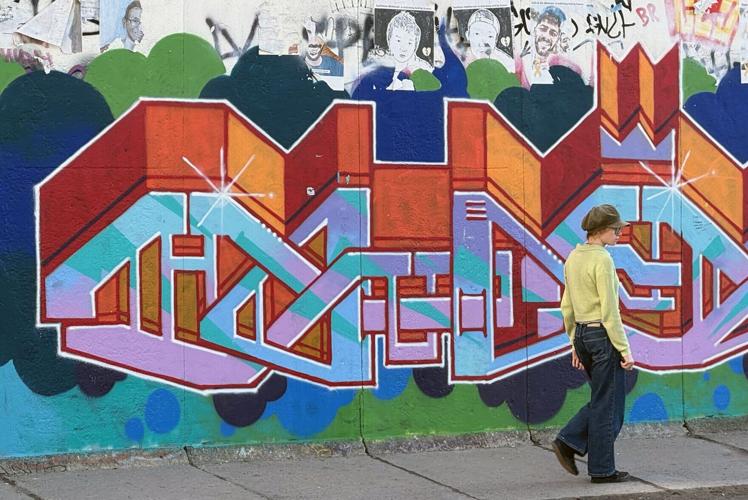 An original stretch of the Berlin Wall is now East Side Gallery, the longest open-air art gallery in the world.