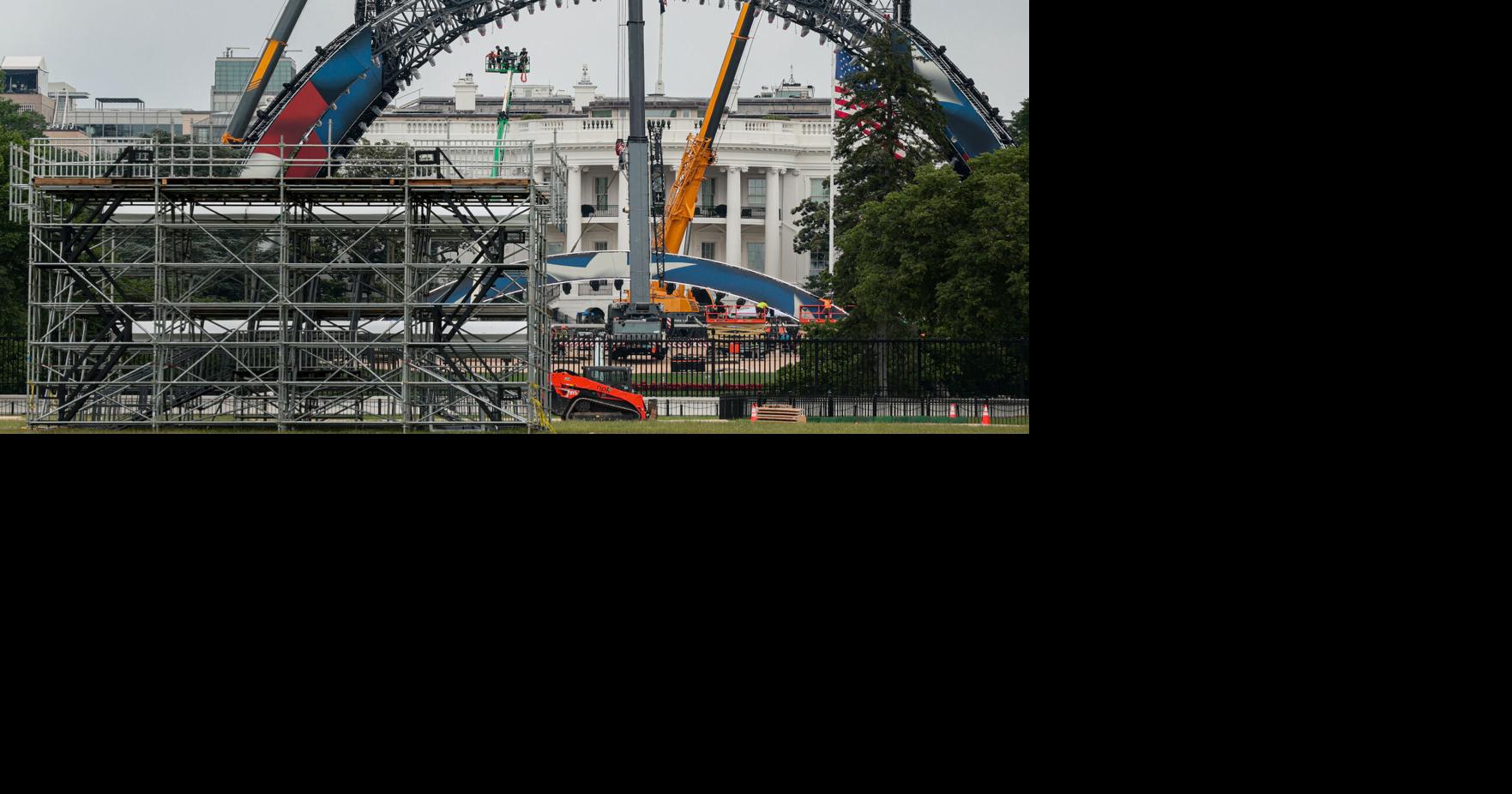 UFC arena soars above White House as Trump prepares for birthday cage fight