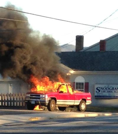 Truck fire