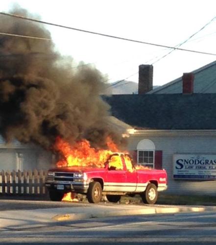 Truck fire