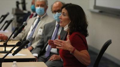 Lt. Gov. Kathy Hochul tours Jacobs School of Medicine
