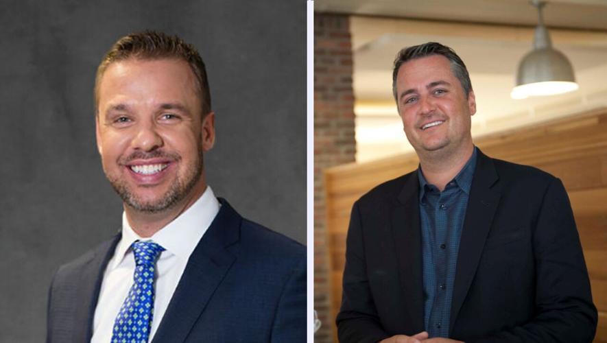 Ryan Brandenburger, left, and Brad Termini