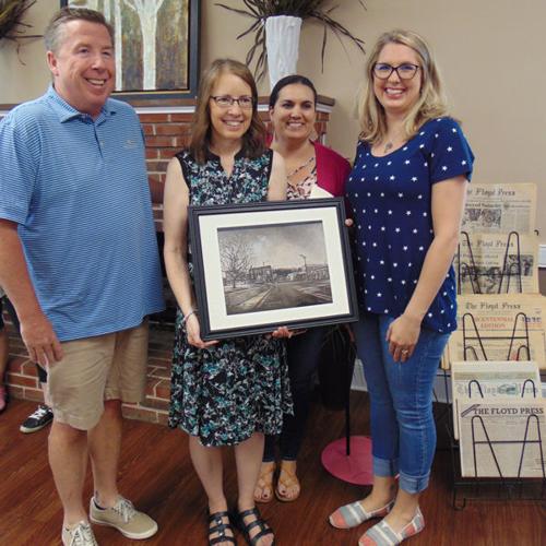 Wanda Combs and town presentation