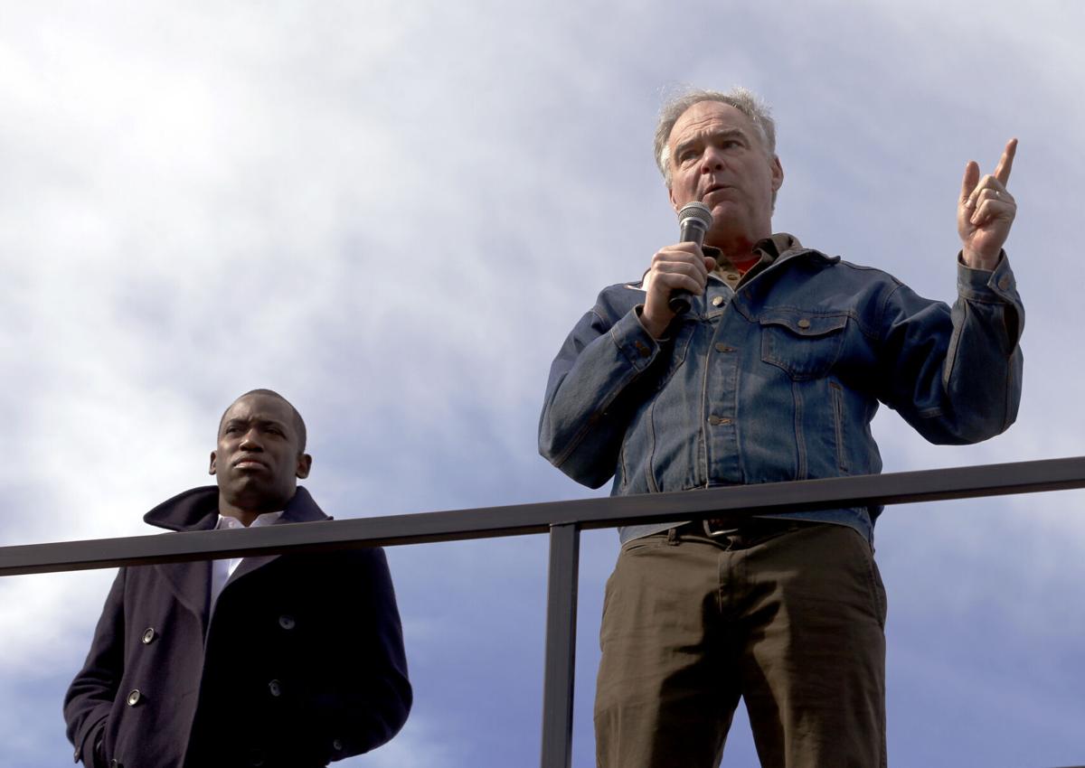 Levar Stoney and Tim Kaine