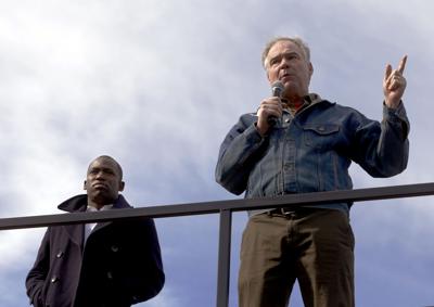 Levar Stoney and Tim Kaine
