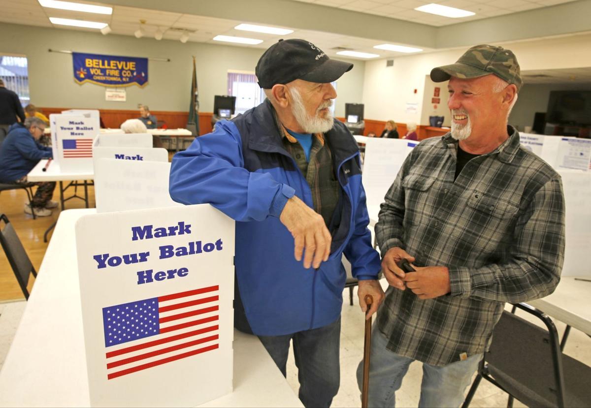 Voters head to the polls on Election Day 2019