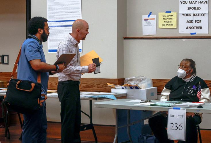 FILE PHOTO: Michigan primary elections, in Detroit