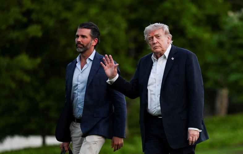 FILE PHOTO: U.S. President Donald Trump arrives at the White House in Washington
