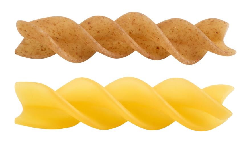 Whole grain vs traditional pasta