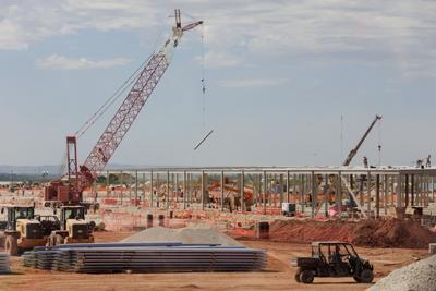FILE PHOTO: Tour of OpenAI data center in Abilene, Texas