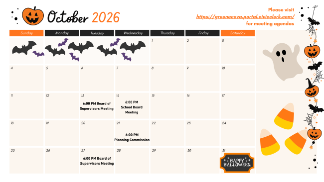 Greene County October 2026 | News to Know