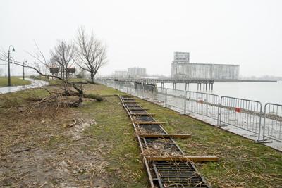 A generational blizzard leaves a changed and damaged shoreline in its wake