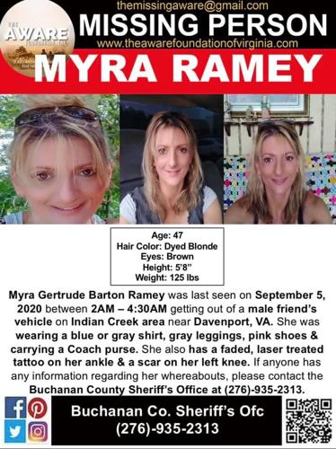 Myra Ramey missing flyer