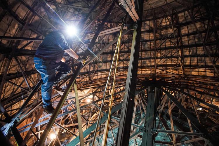 Above the dome