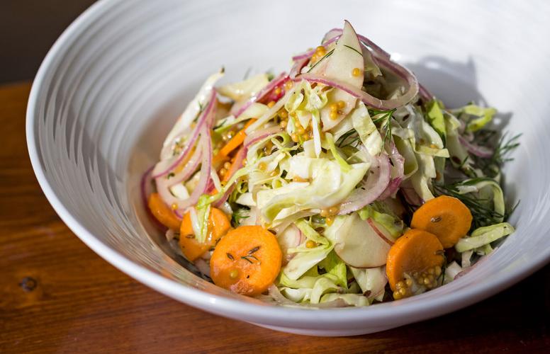 Apple slaw with dill