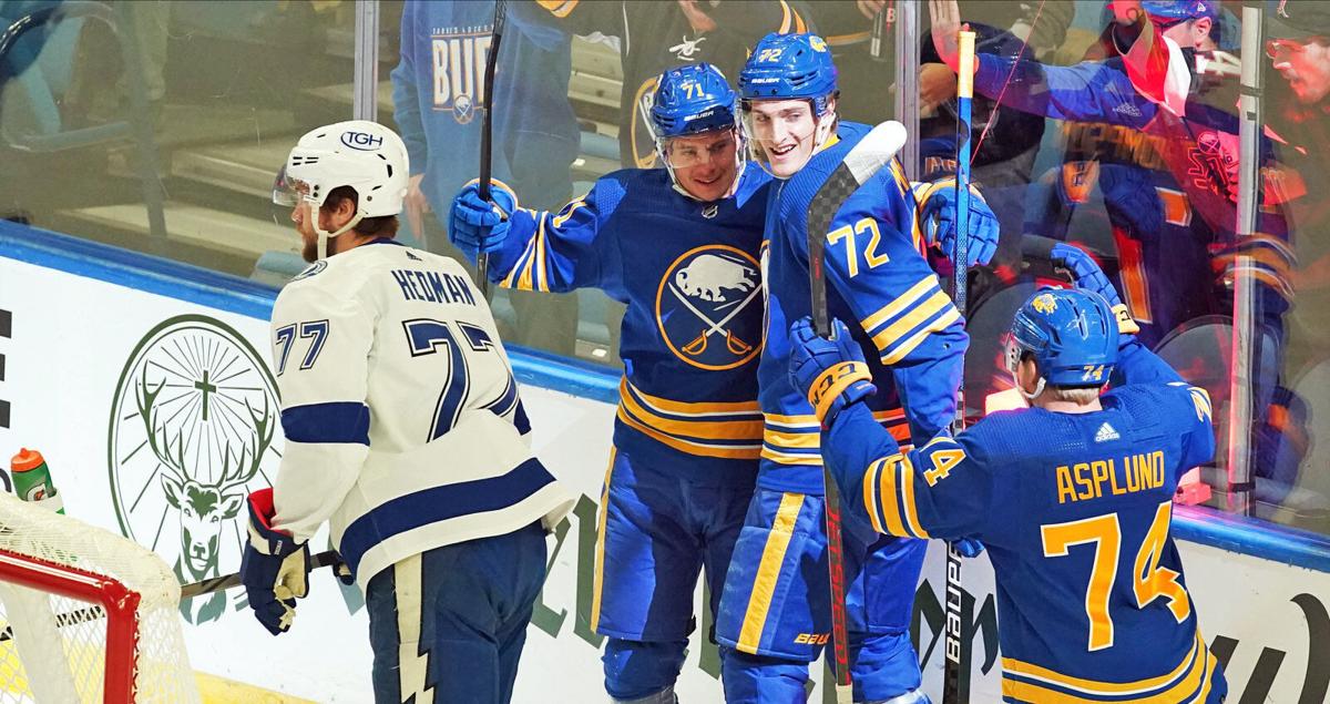 Buffalo Sabres take on the Stanley Cup champions Tampa Bay Lightning