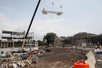 At Albright-Knox, steel frame for expansion is in place: 'This is a remarkable moment'