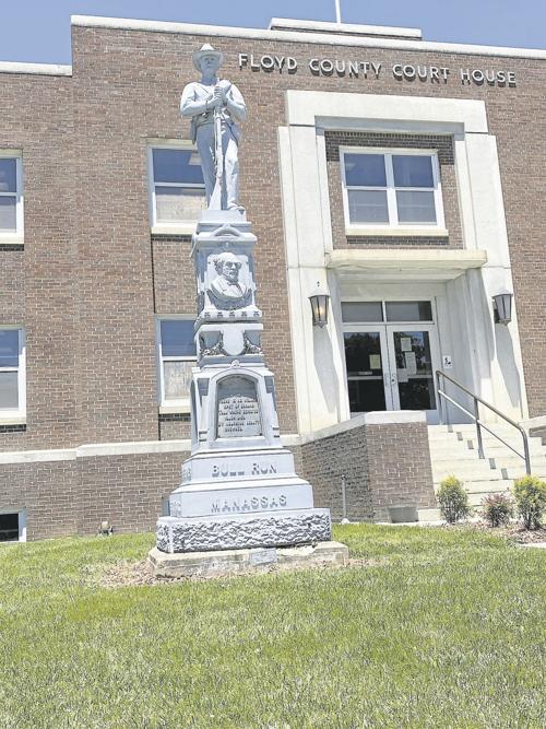 Confederate monument in Floyd
