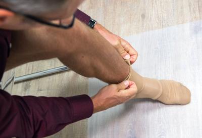 Compression socks can help prevent leg swelling on longer journeys.
