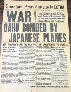 Smyth County library discovers Hawaii newspapers that recount Pearl Harbor attack