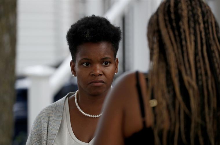 India Walton campaigning