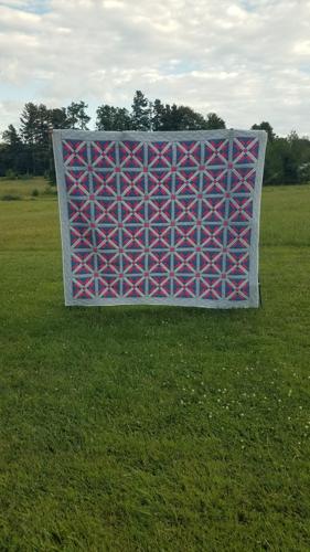 'Star and Cross' quilt by Uldine Duncan