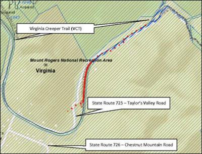 Creeper Trail Construction Work
