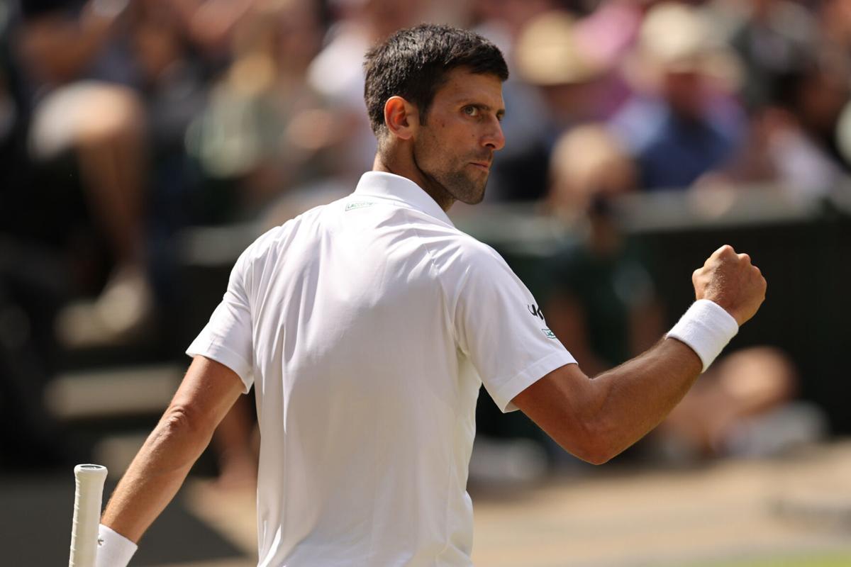 Novak Djokovic gets Wimbledon title defense off the ground with battling win
