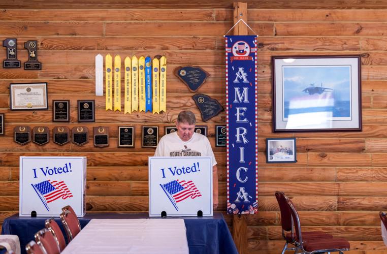 FILE PHOTO: FILE PHOTO: Voters vote for Republican candidate to fill U.S. Senator Lindsey Graham’s seat