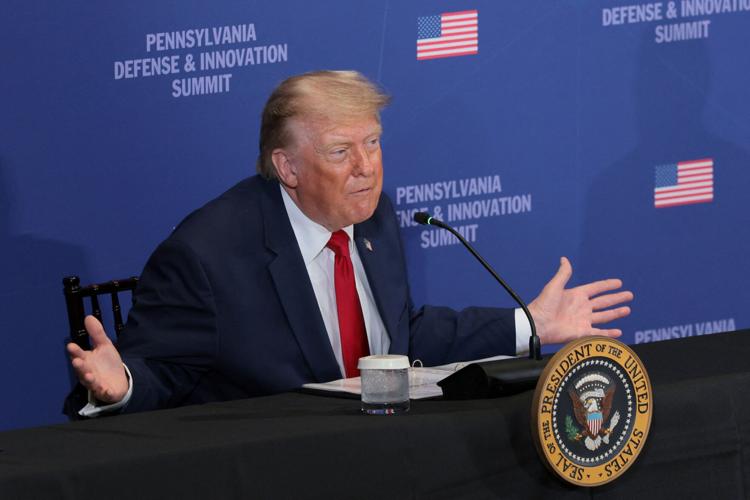 U.S. President Donald Trump travels to Pennsylvania for Pennsylvania Defense and Innovation Summit