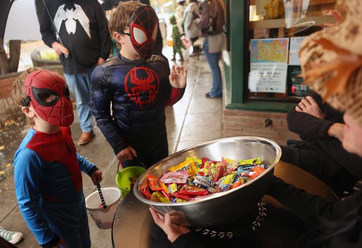 Candy and costumes took center stage during Bainbridge Island Downtown Association’s annual Hometown Halloween event on Friday, Oct. 31, 2025.