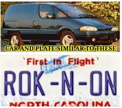 van and license plate