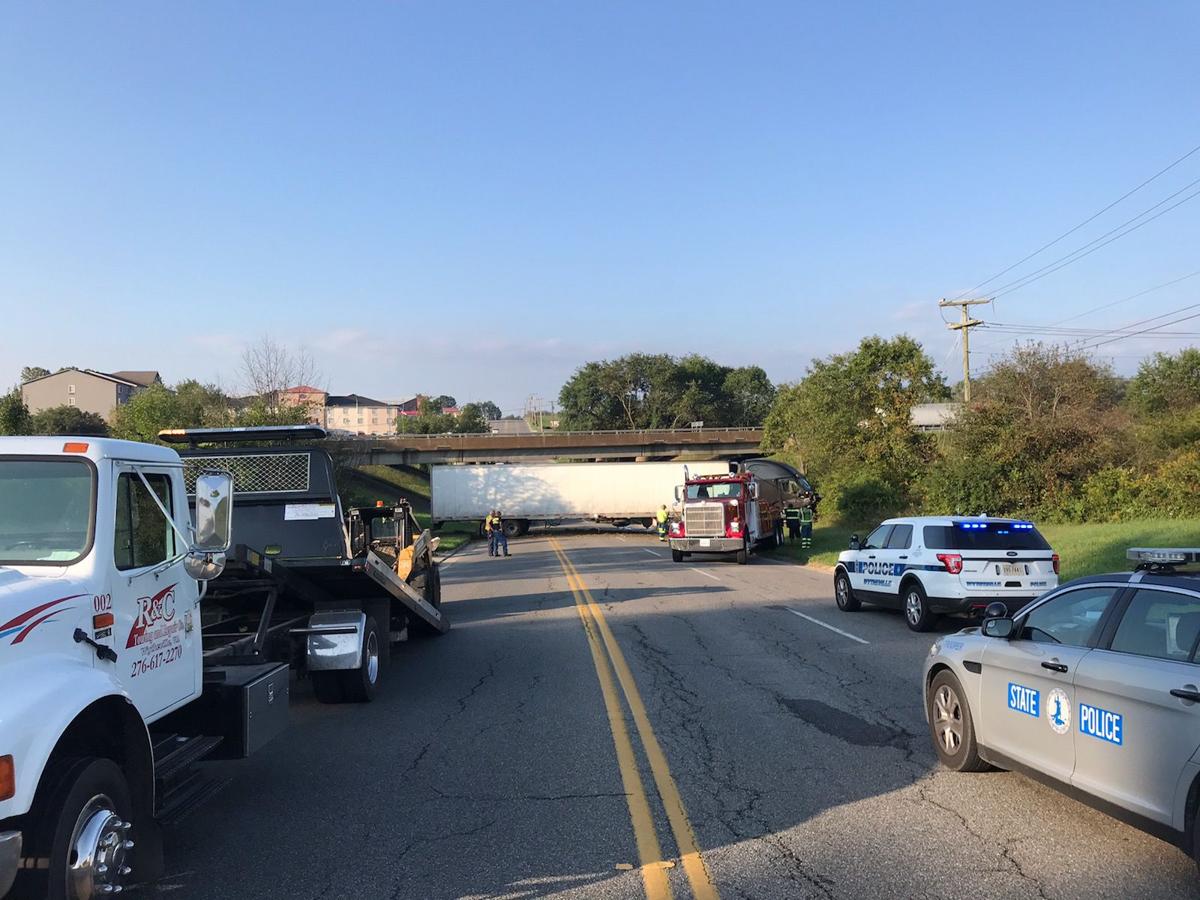 No injuries reported in Wytheville truck crash