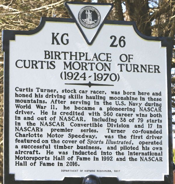 NASCAR driver Curtis Turner remembered with birthplace marker | The ...