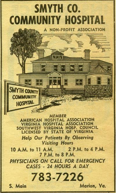 String of Pearls: Examining the history of Smyth County's hospitals