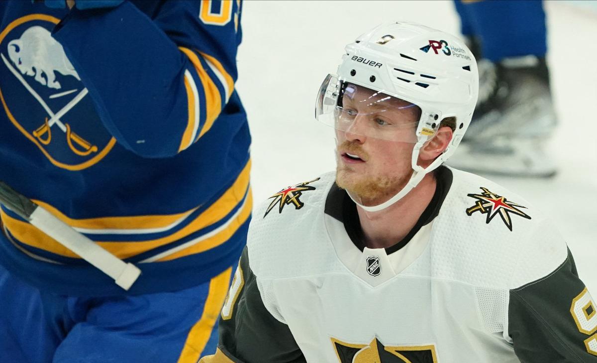 Vegas Golden Knights center Jack Eichel returns to Buffalo