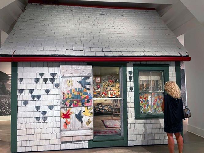 I wanted to view the work of the famous Canadian folk artist Maud Lewis. She painted whimsical pictures of everything she loved on every inch of the interior of her tiny one-room house, which is now the centerpiece of this charming permanent exhibit. In...