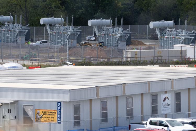 A data center is under construction in Loudoun County, Va., which is home to the world's largest concentration of data centers. Despite the economic benefits the industry has brought to the region, residents have increasingly pushed back against new develo