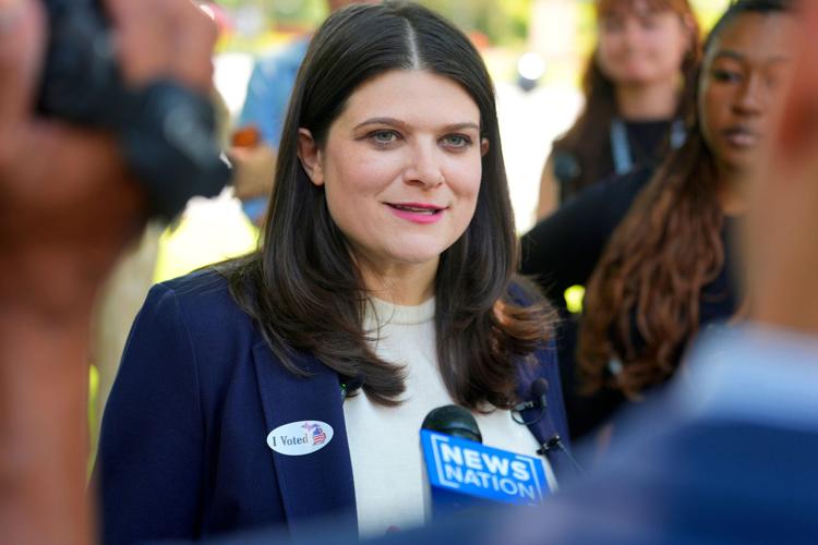 Rep. Haley Stevens, a Democrat running against Abdul El-Sayed in the primary for the US Senate talks with local and national