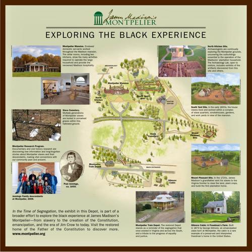 Montpelier Station historic exhibit Black experience