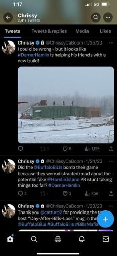 Chrissy Casilio social media post about Damar Hamlin