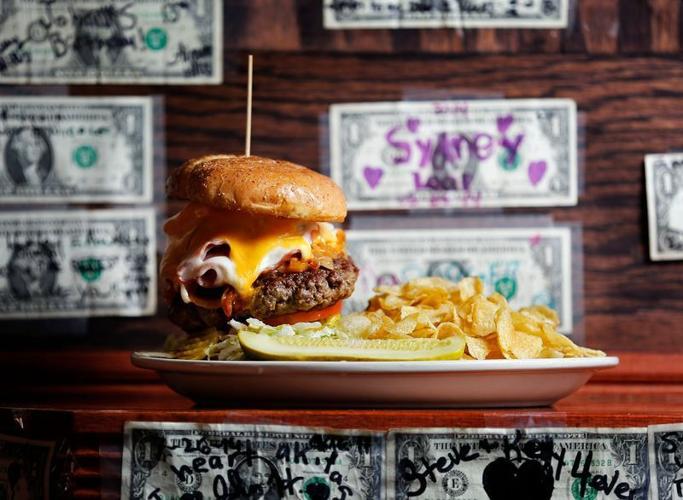 Thurman burger at Son of Thurman in Delaware, photographed on Thursday, July 31, 2014. [Jonathan Quilter/Dispatch]