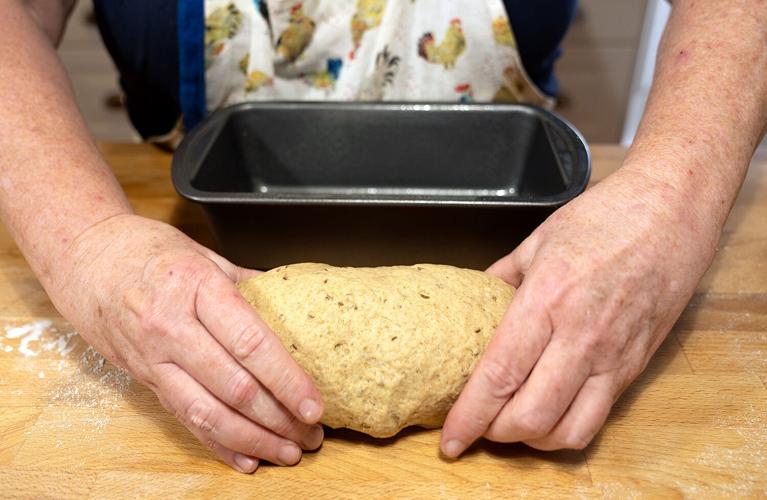 Jewish rye bread making 1