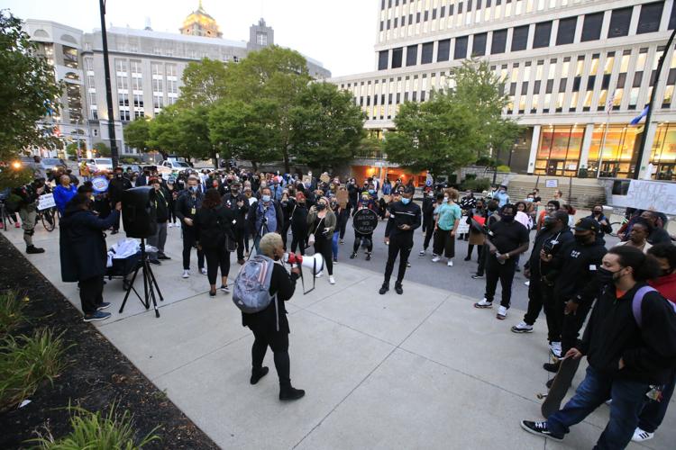 Buffalo police protest