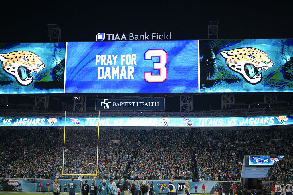 Look: Jaguars, Titans Honor Damar Hamlin With Powerful Pregame