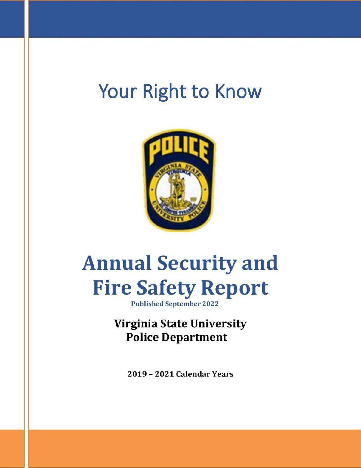 VSU 2022 campus safety report