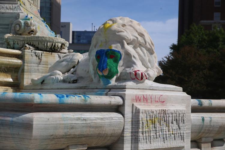 McKinley Monument damage