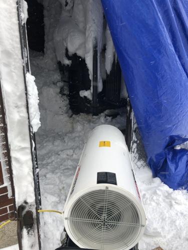 Frozen National Grid substation #3