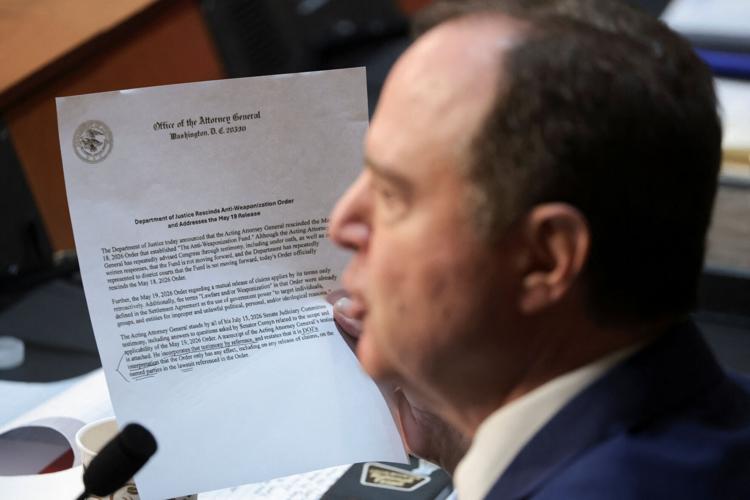 U.S. Senate Judiciary Committee vote on nomination of Acting Attorney General Blanche to be attorney general, in Washington